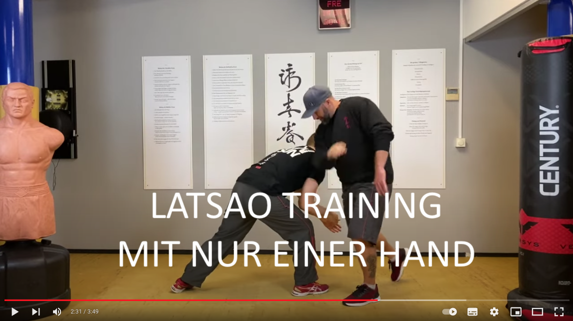LatSao Training mit nur einer Hand